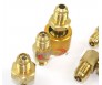 R12 A/C FREON GAS TRANSFORMING JOINT FITTING W/ R134A H/L QUICK ADAPTERS ACME